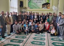 دیدار فرمانده و جمعی از نیروهای قرارگاه شهید کاظمی با امام‌جمعه پاوه