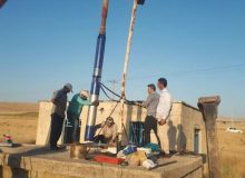 تعویض و ارتقا الکتروپمپ شناور چاه مجتمع “هوکانی” در شهرستان دالاهو