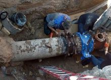 جزئیات تعمیر خط انتقال جمع‌آوری چاه‌های کمربندی غربی