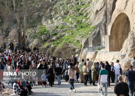 تاق بستان رکورددار بازدید گردشگران نوروزی از آثار تاریخی استان بوده است