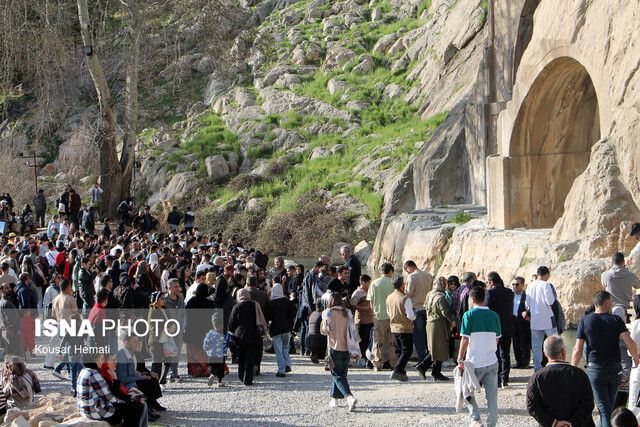 تاق بستان رکورددار بازدید گردشگران نوروزی از آثار تاریخی استان بوده است