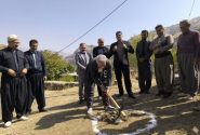 کلنگ‌زنی نخستین اقامتگاه بوم‌گردی روستای دشه پاوه