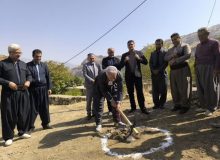 کلنگ‌زنی نخستین اقامتگاه بوم‌گردی روستای دشه پاوه