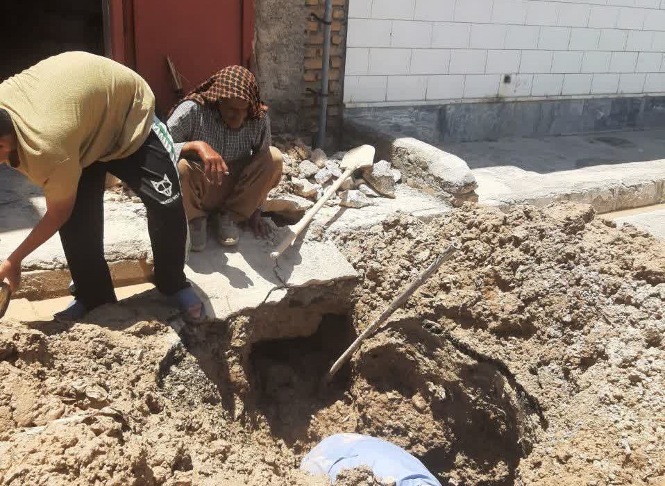 با رفع شکستگی خطوط انتقال و شبکه توزیع