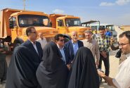 بازدید خبرنگاران از کارخانه آسفالت، دانه‌بندی شن و ماسه و بتن آماده فیروزآباد اسلام‌آبادغرب